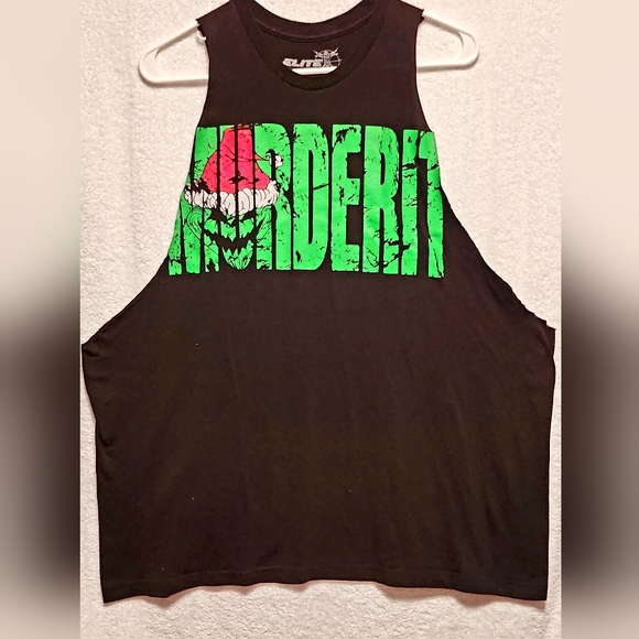 Custom Cut-Off 'MURDERIT' Jason Hughes XL - Picture 2 of 3